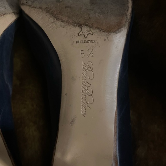 Brooks Brothers Navy Spectator Women's Loafers Pumps - Picture 4 of 7